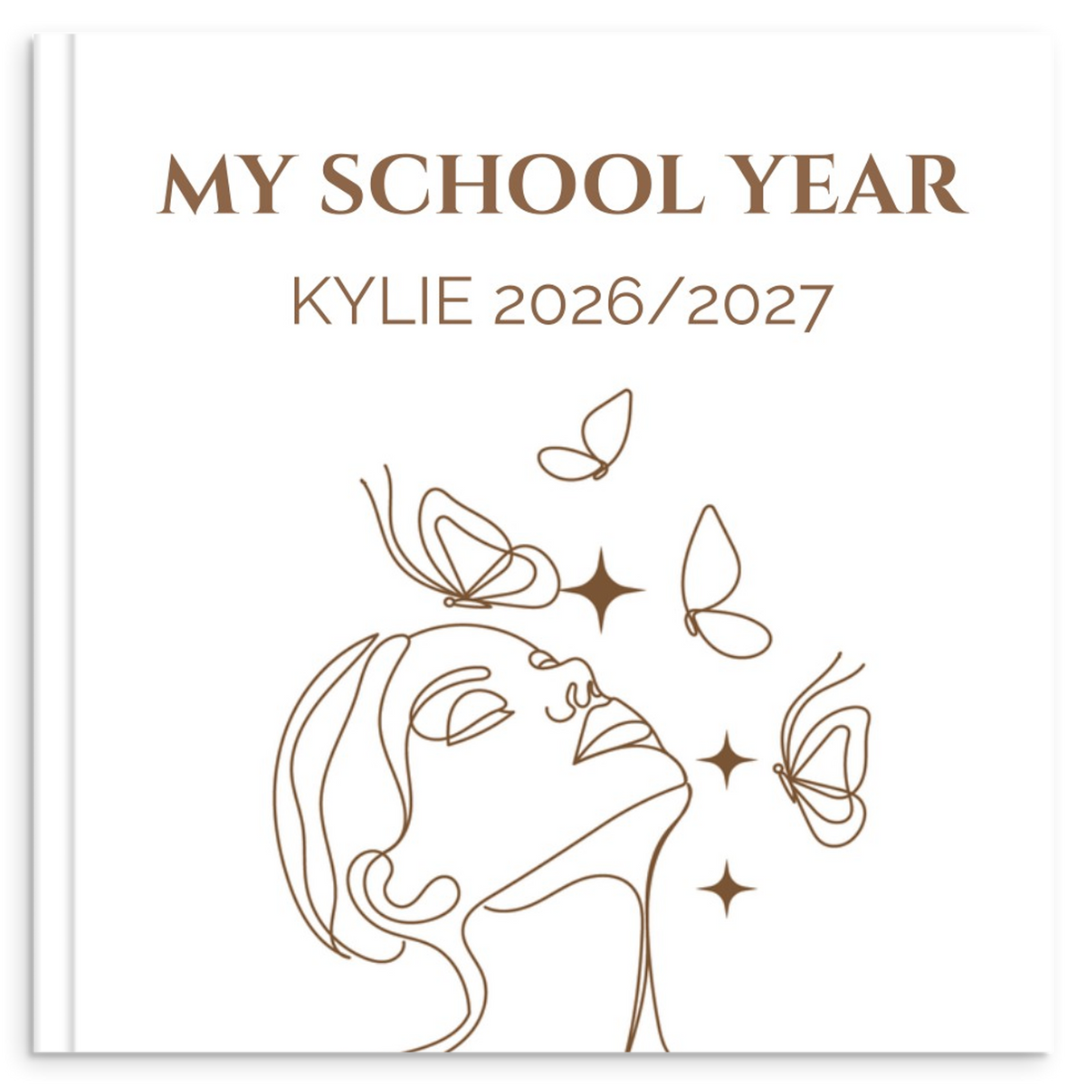 Personlig skoleårsbog til unge – Elegant design – produktbillede 14