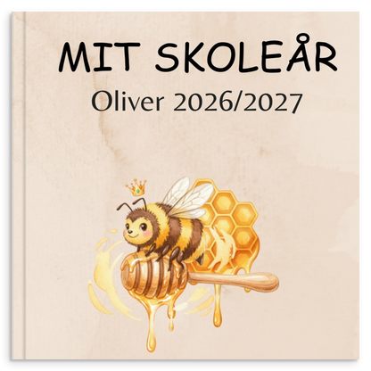 Personlig skoleårsbog til børn – Bi-tema – produktbillede 1