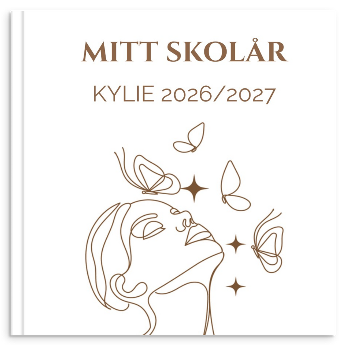 Personlig skoleårsbog til unge – Elegant design – produktbillede 12