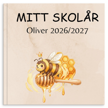 Personlig skoleårsbog til børn – Bi-tema – produktbillede 4