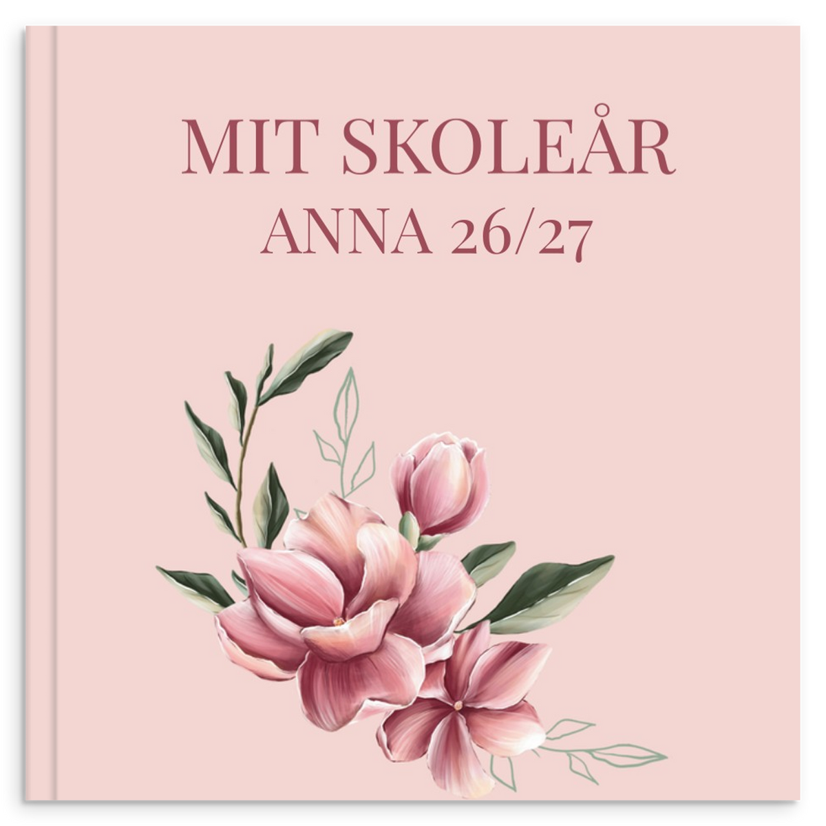 Personlig skoleårsbog til unge – Magnolia – produktbillede 10