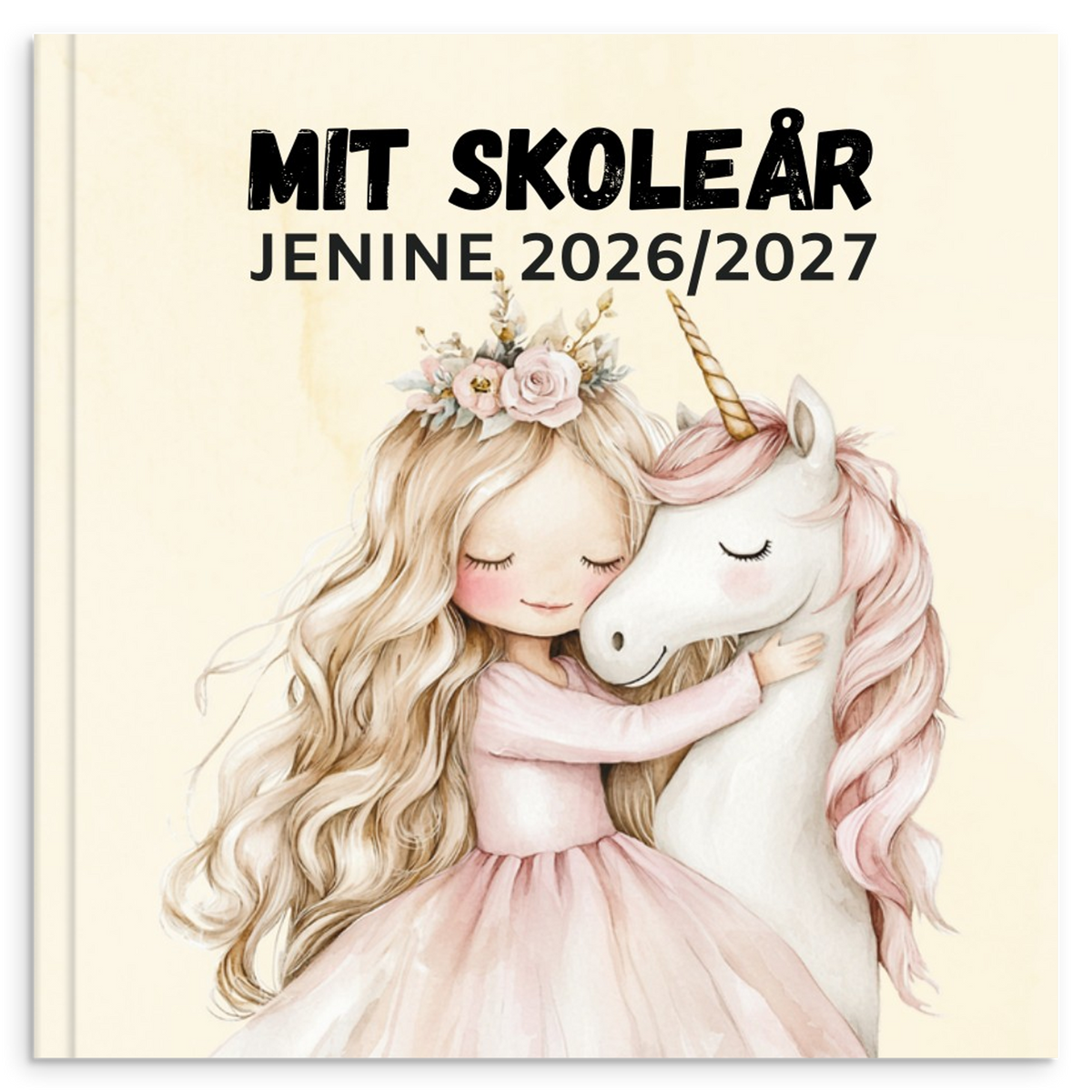 Personlig skoleårsbog – Prinsesse og enhjørning – produktbillede 11