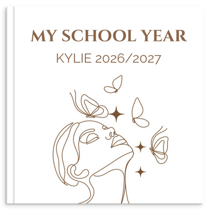Personlig skoleårsbog til unge – Elegant design – produktbillede 14