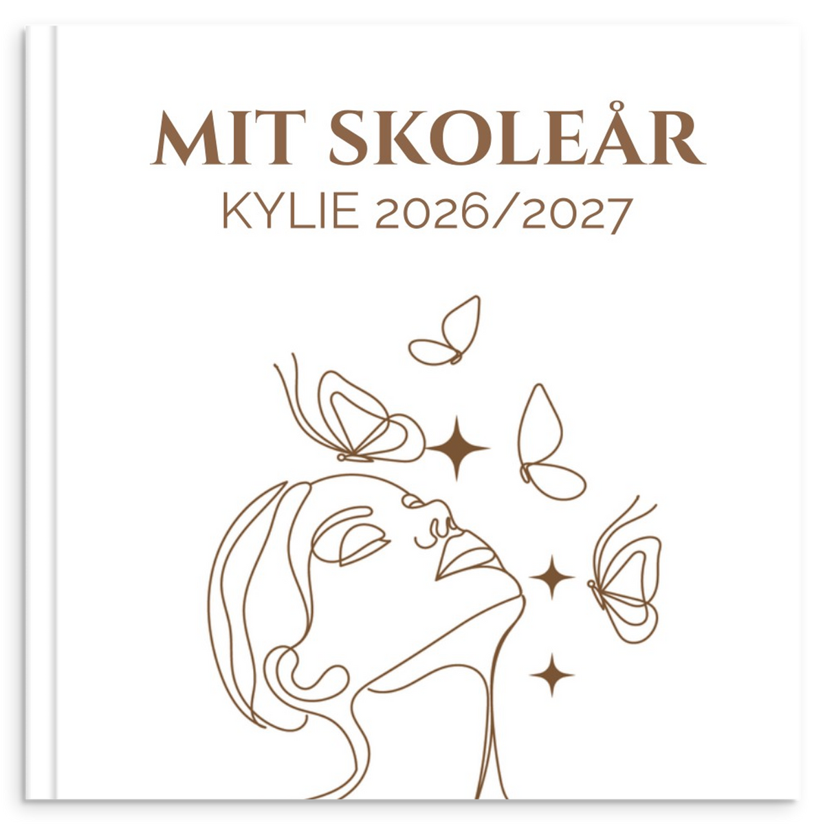 Personlig skoleårsbog til unge – Elegant design – produktbillede 11