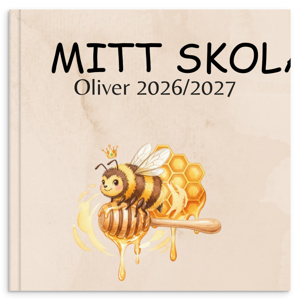 Personlig skoleårsbog til børn – Bi-tema – produktbillede 3