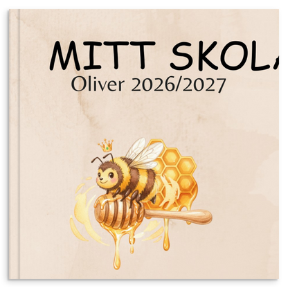 Personlig skoleårsbog til børn – Bi-tema – produktbillede 3