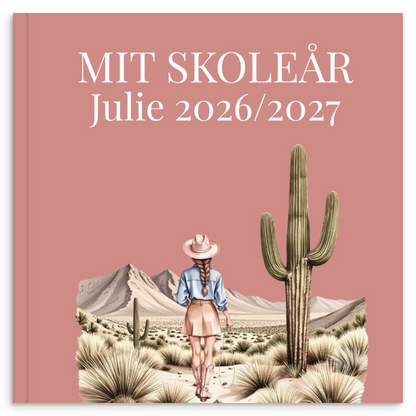 Personlig skoleårsbog til unge – Cowgirl Pink – produktbillede 12