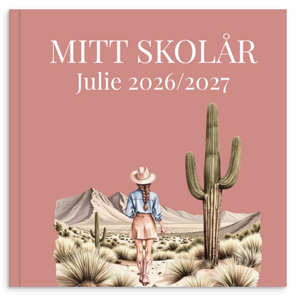 Personlig skoleårsbog til unge – Cowgirl Pink – produktbillede 14