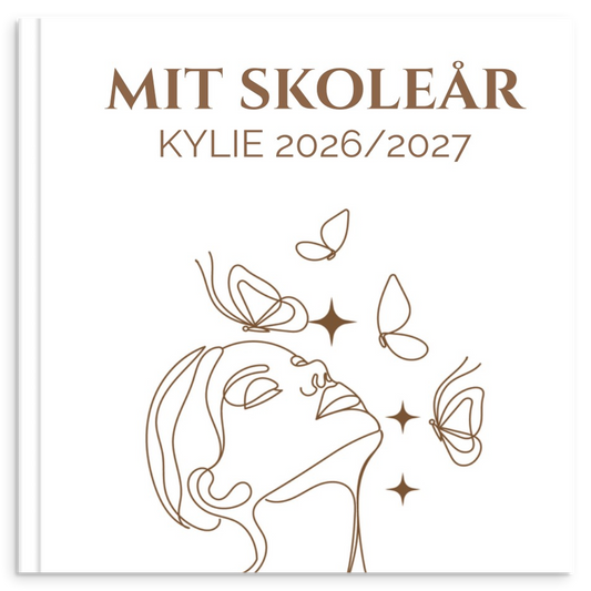Personlig skoleårsbog til unge – Elegant design – produktbillede 1