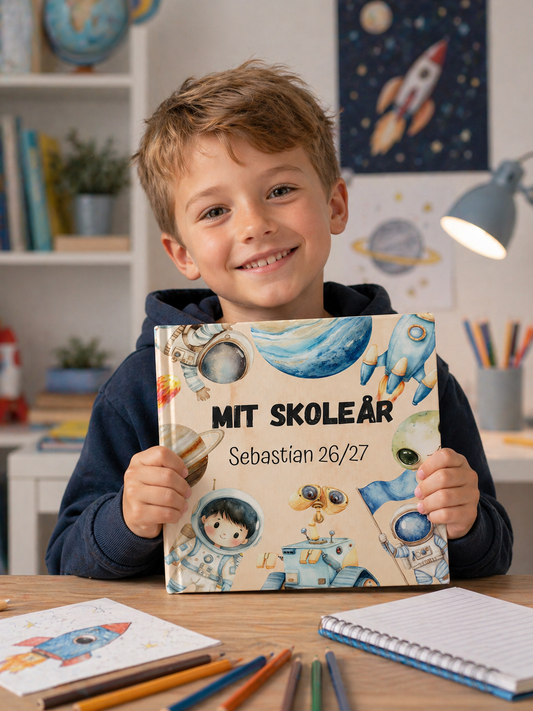 Personlig skoleårsbog – Space
