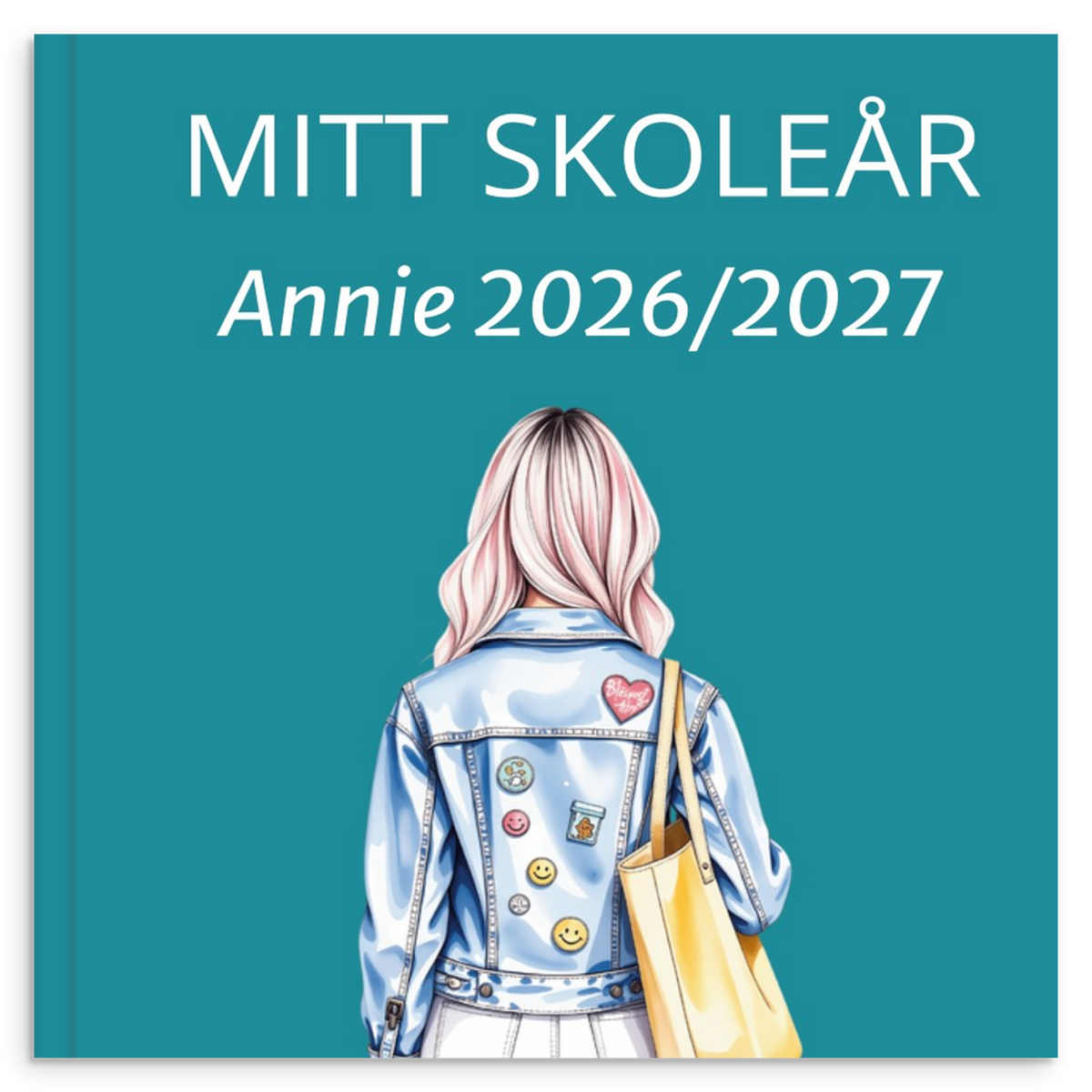 Personlig skoleårsbog til unge – Klassisk skoletema – produktbillede 7