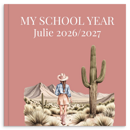 Personlig skoleårsbog til unge – Cowgirl Pink – produktbillede 15