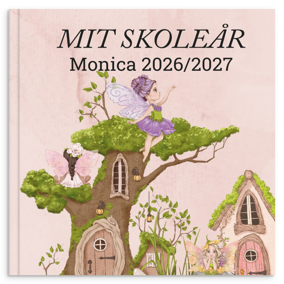 Personlig skoleårsbog til børn – Alfer og eventyr – produktbillede 1