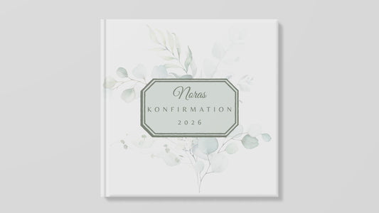 Konfirmationsbog – Eukalyptus 64 Gæster